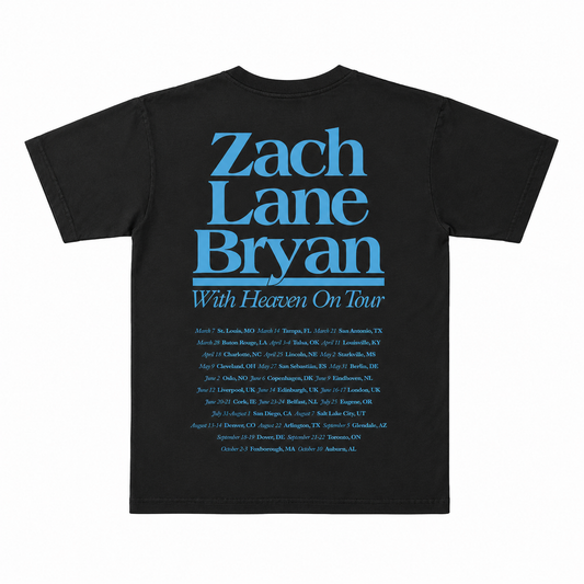 With Heaven on Top Tour Exposure Tee Blue