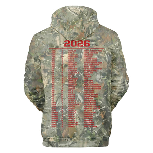 With Heaven on Top Camo Tour Hoodie